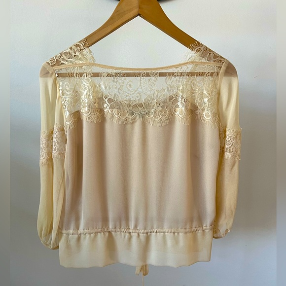 Nanette Lepore silk and lace blouse, size 2 - Picture 13 of 15